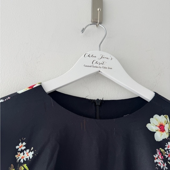 MAC DUGGAL Faux Wrap Floral Gown 8 - Picture 5 of 7